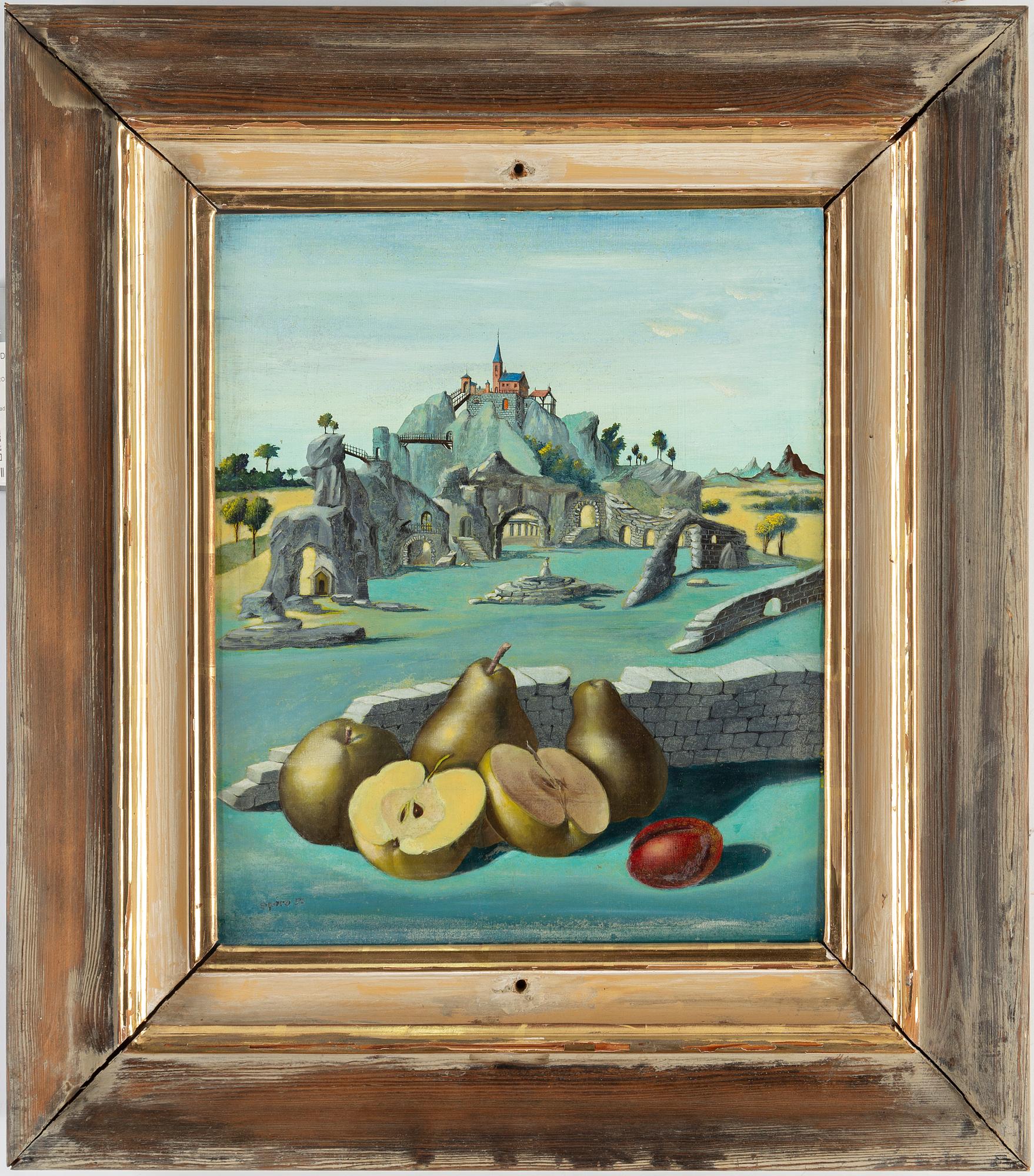 GEORGES SPIRO, oil on canvas, signed and dated 57.
