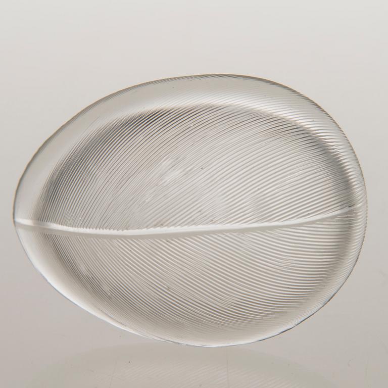 TAPIO WIRKKALA, SKÅL, "Lövet", signerat Tapio Wirkkala Iittala.