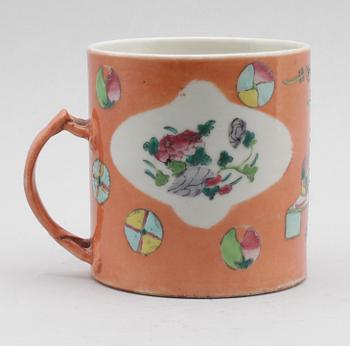 MUGG, porslin, Kina, 1800-tal.