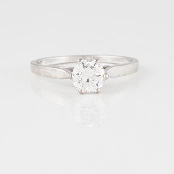 RING, med briljantslipad diamant 0.80 ct.