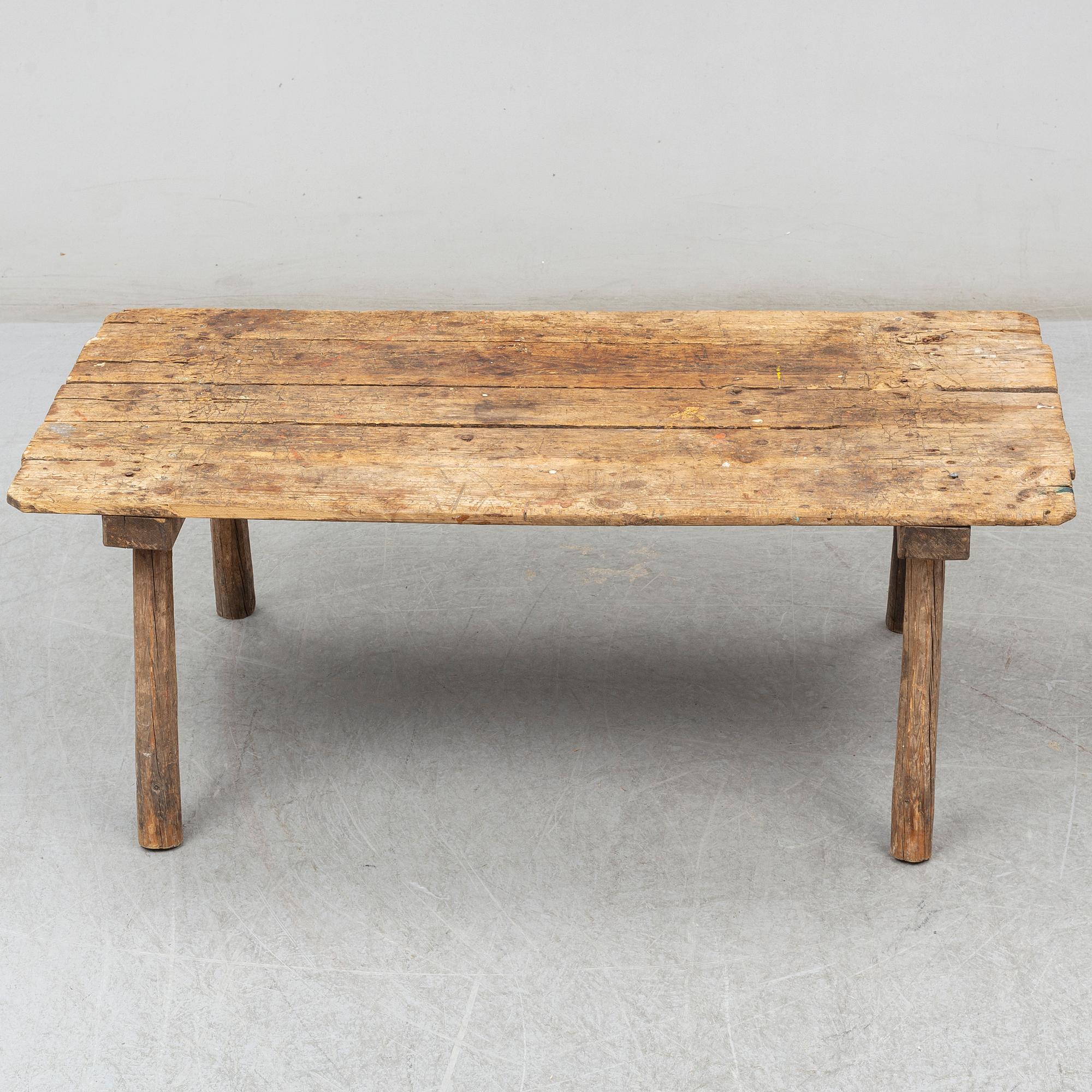 BORD / BÄNK, allmoge, 1800-tal.