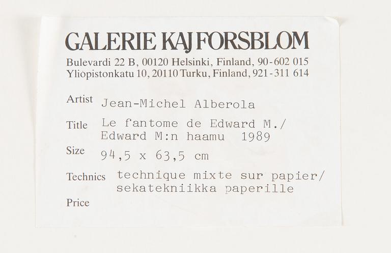 Jean-Michel Albérola, "Le fantome de Edward M.".