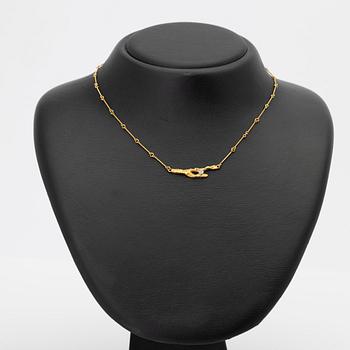 Björn Weckström, Necklace, "Diamond Bud", 18K gold, diamond, Lapponia.