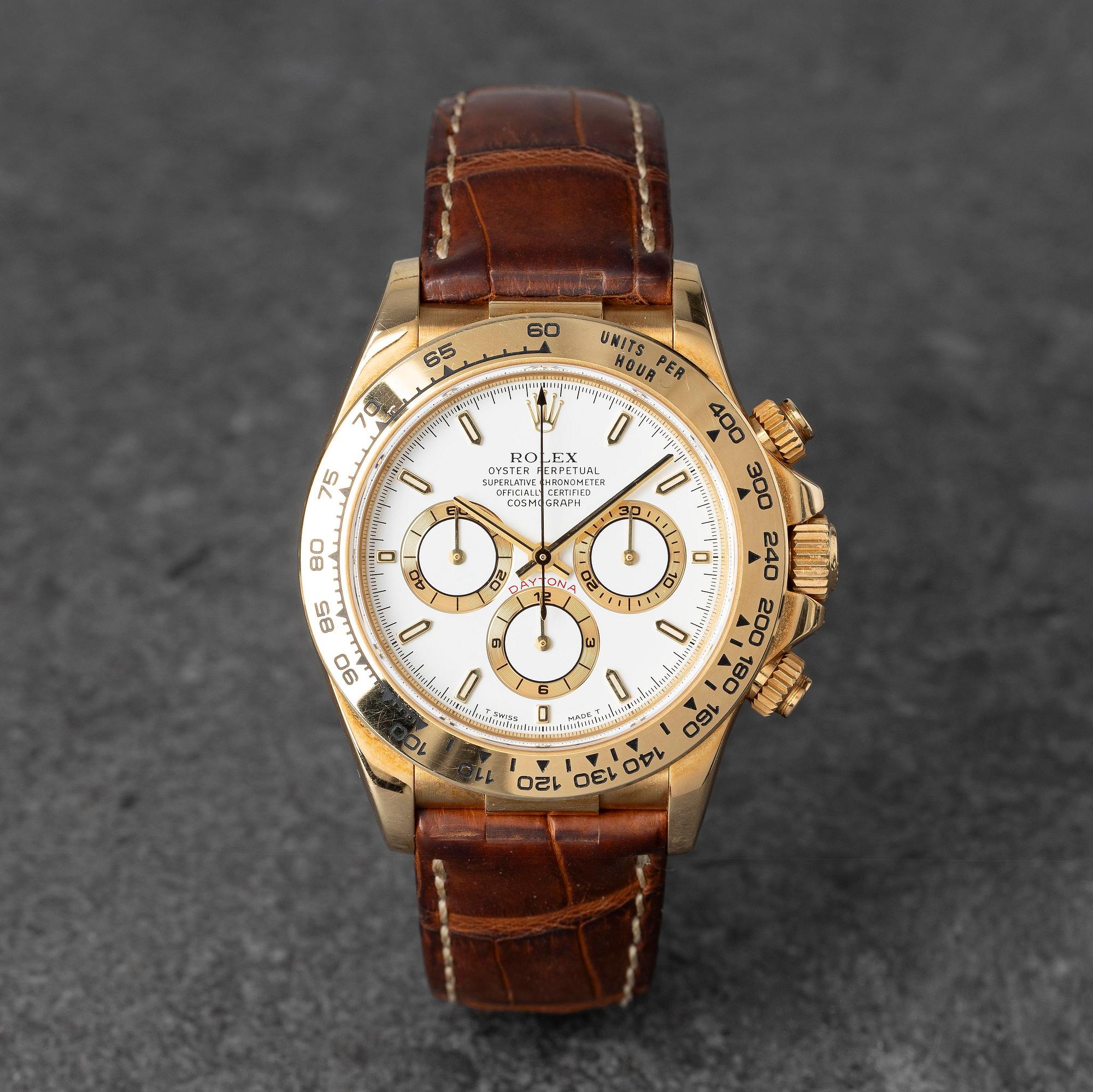 Rolex, Cosmograph, Daytona, chronograph, "Zenith", ca 1999.