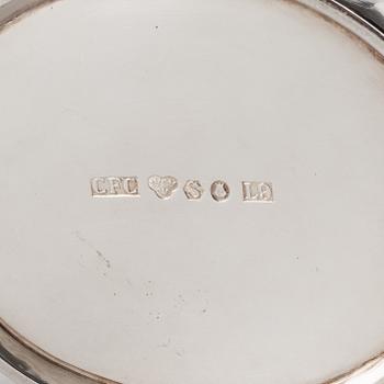 A Swedish 20th century silver coffee-set, mark of CF Carlman, Stockholm 1961.