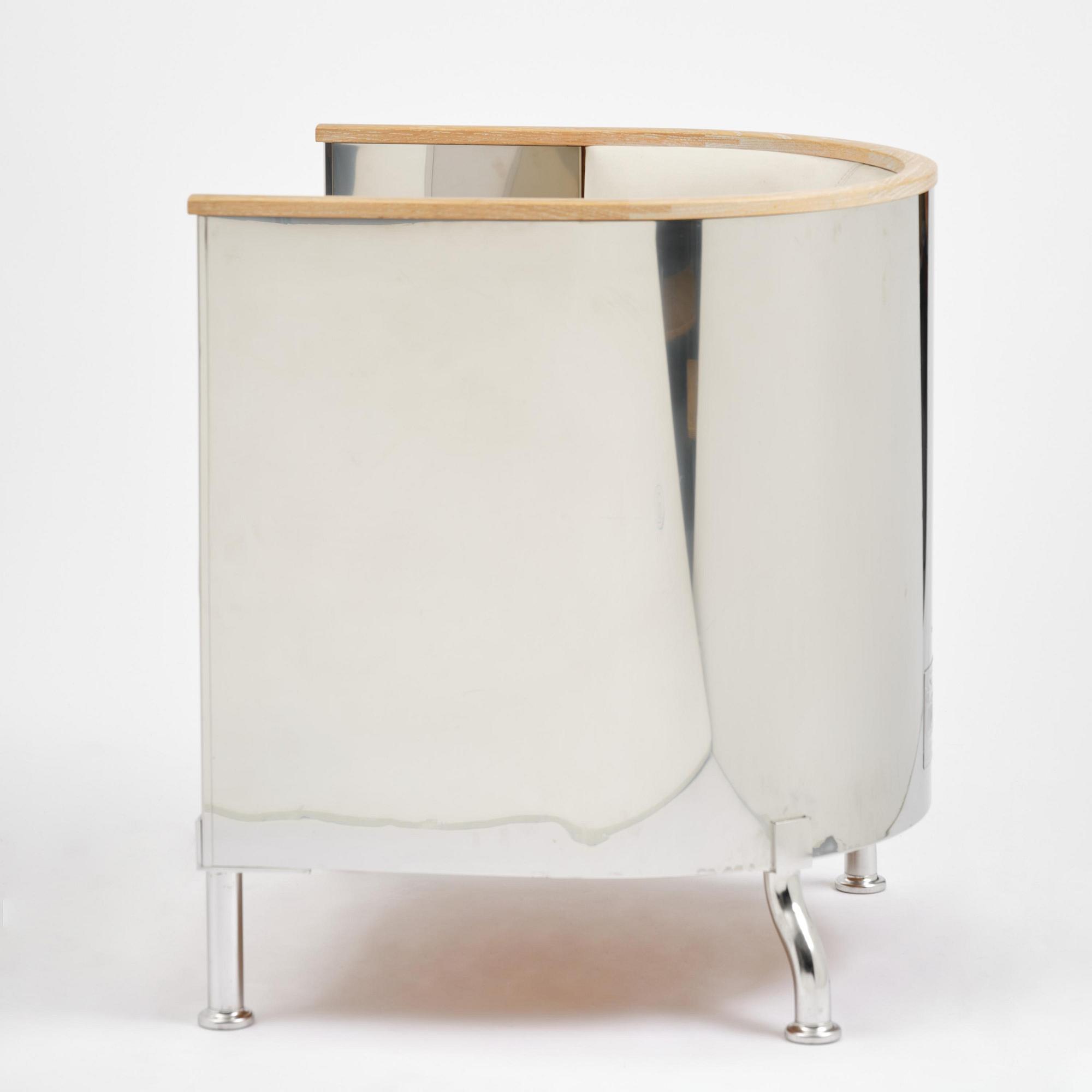 Mats Theselius, an "Inox" armchair, ed. HC 16/19, Källemo, Värnamo, post 2015.