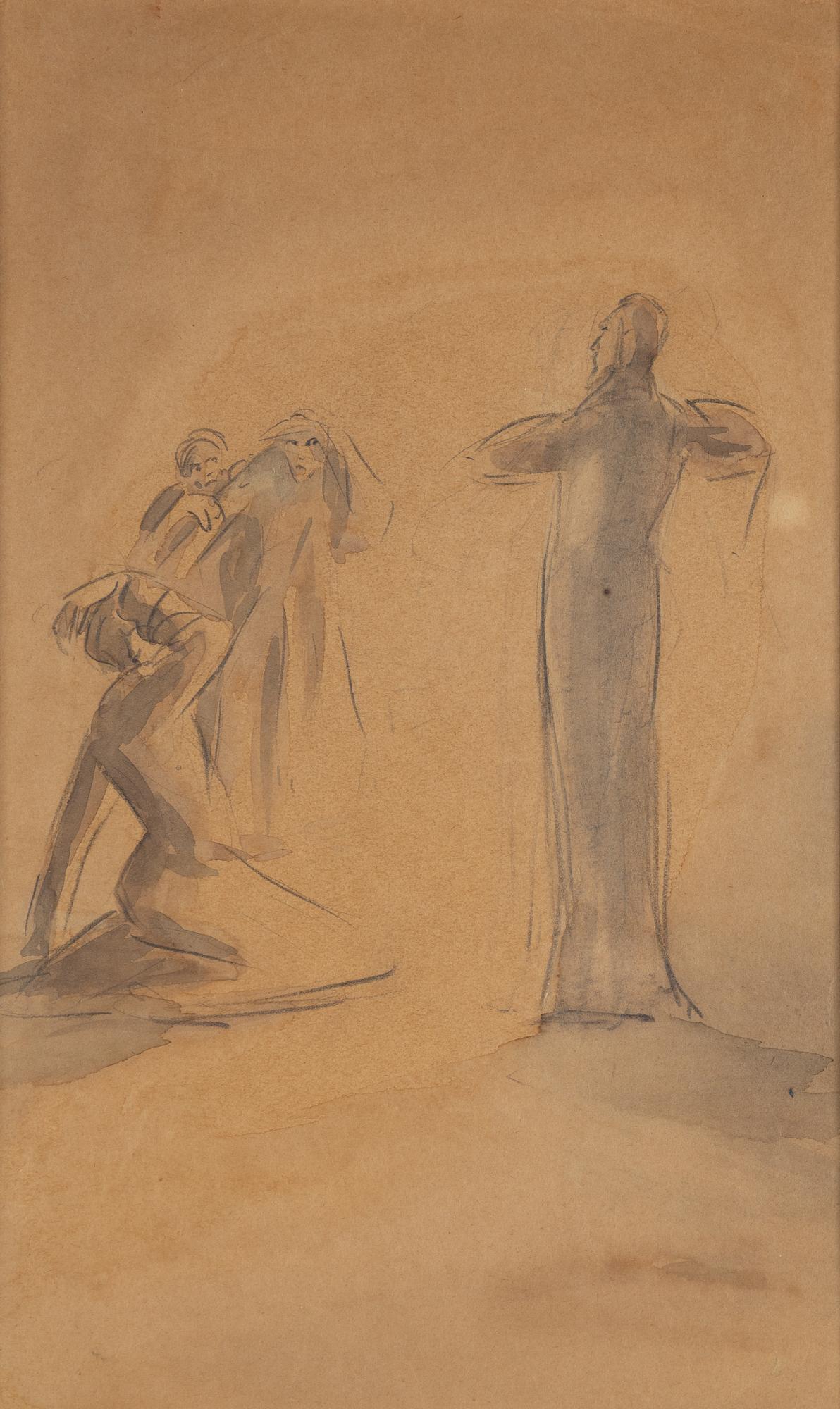 Harriet Löwenhjelm, watercolour.