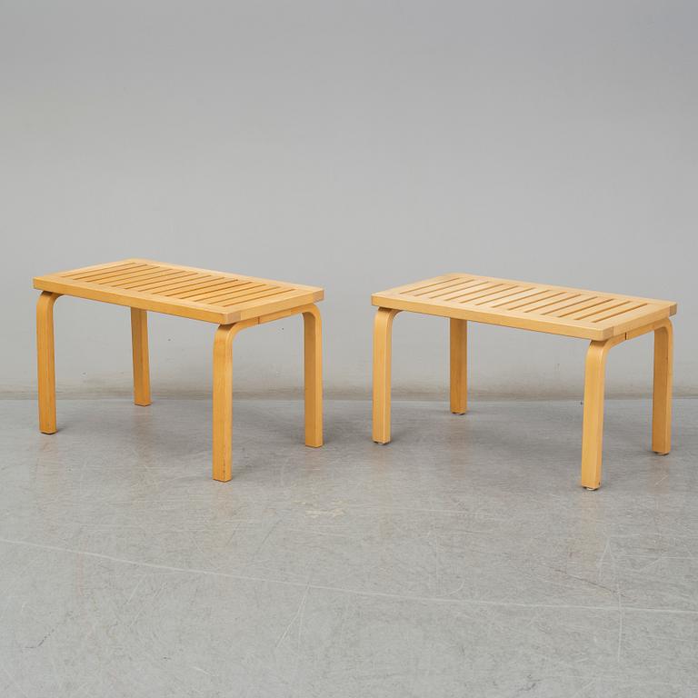 ALVAR AALTO,two 153B benches for Artek.
