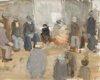 Ragnar Person, I vänthallen.