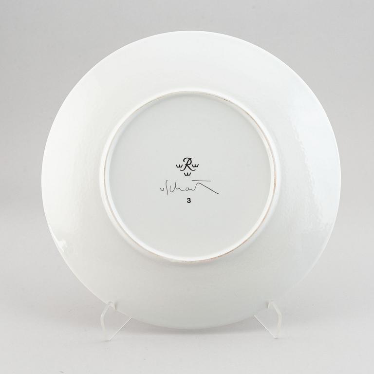 Philip von Schantz plate, Rörstrand, second hald of 21th century.