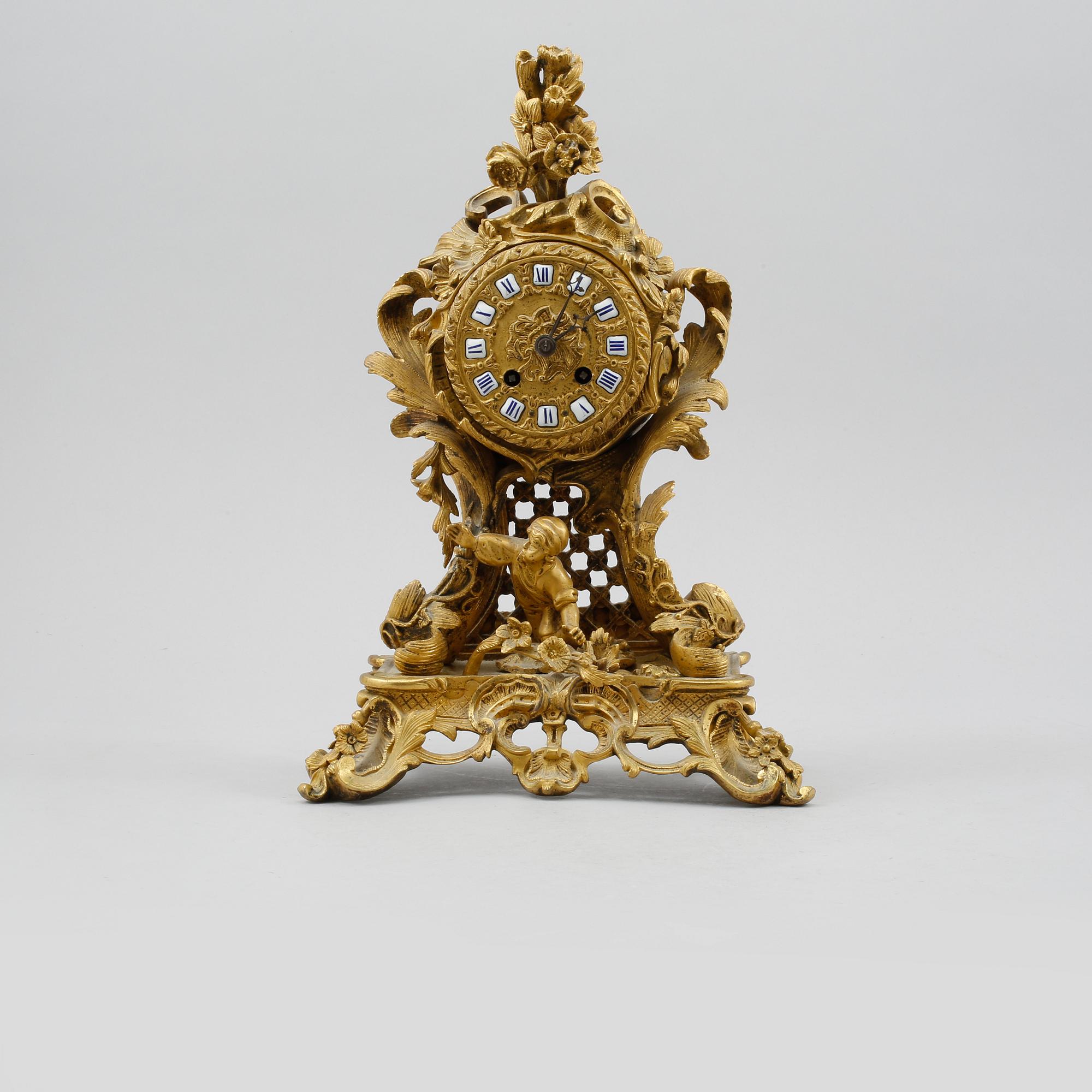 BORDSUR, Louis XV-stil, troligen Frères Raingo, Paris, 1800-talets andra hälft.