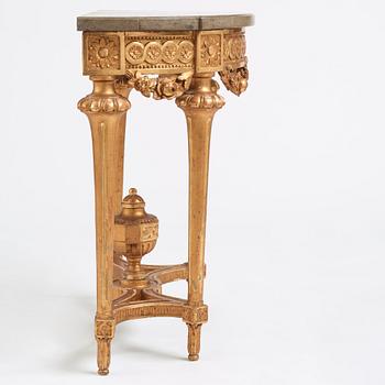 A Gustavian late 18th century console table.