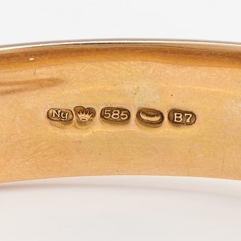 A 14K gold bracelet. Ny Toivo, Helsinki 1955.