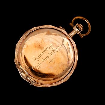 FICKUR, 14 k guld, savonett, 1900-talets första hälft.