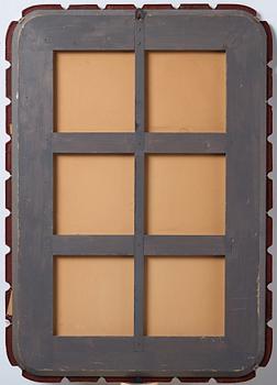 Carl Fagerlund, spegel, Orrefors, ca 1940-50, Swedish Modern.