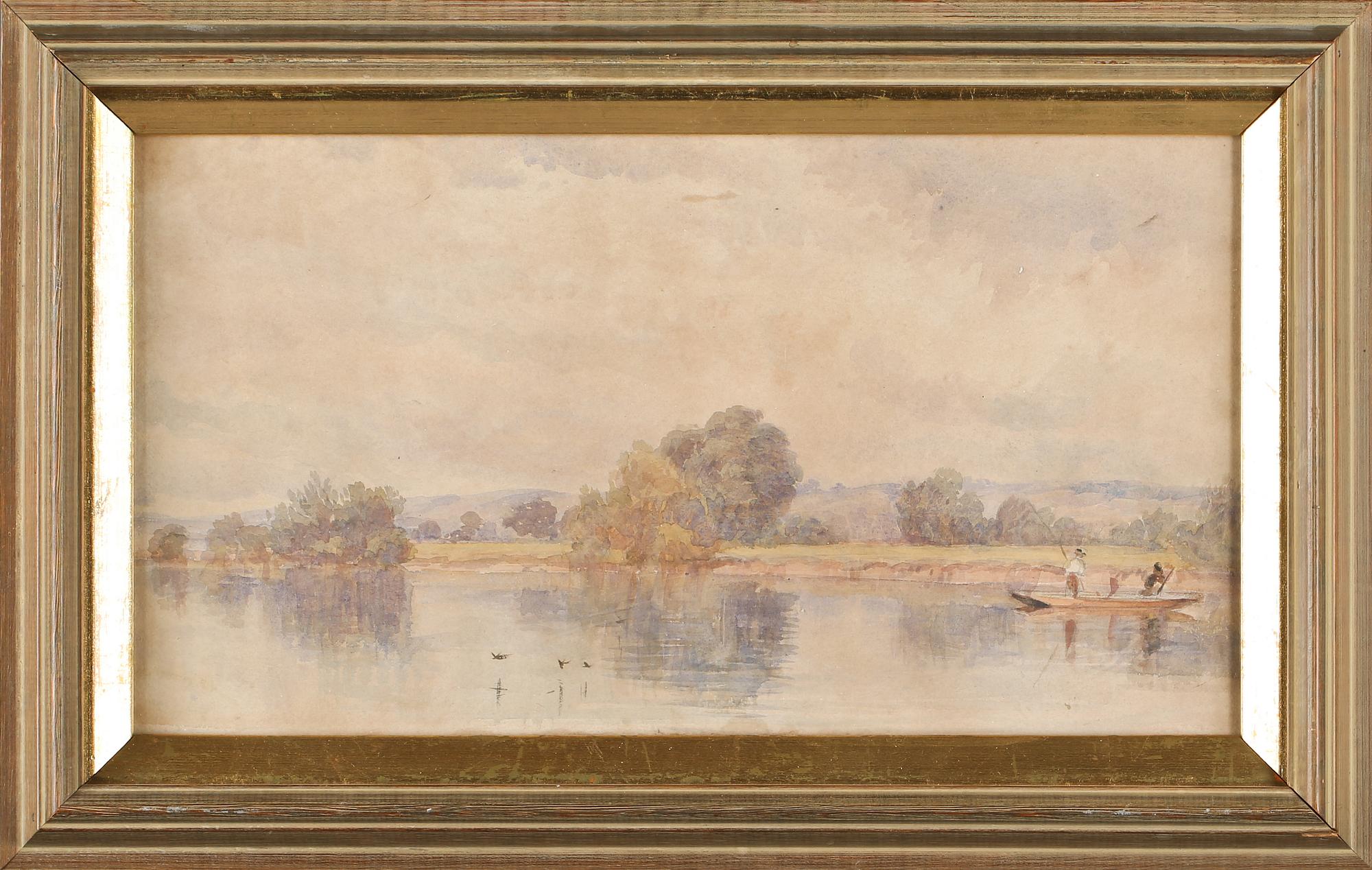 OKÄND KONSTNÄR, akvarell, omkring sekelskiftet 1800/1900.