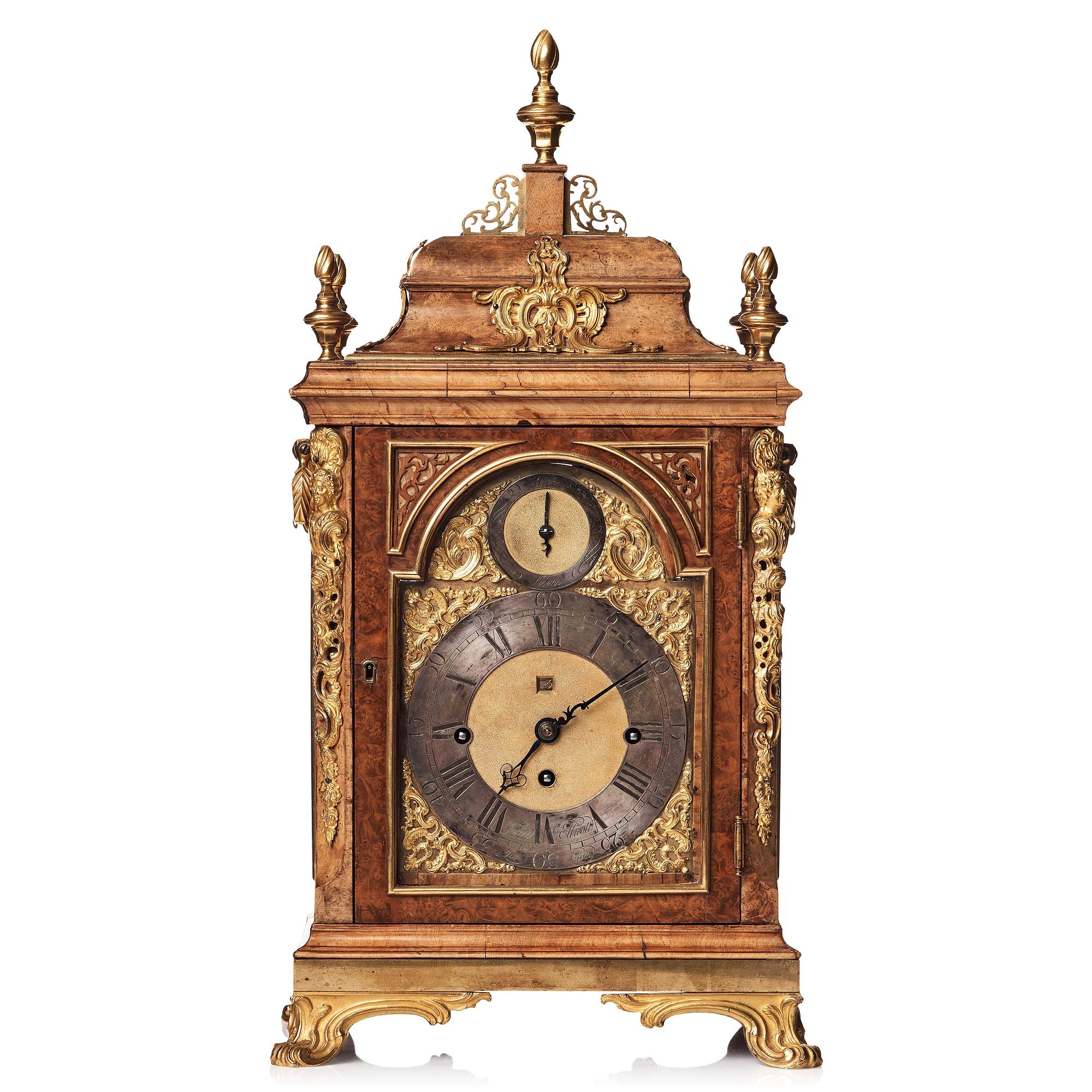 BORDSPENDYL, av John Ellicott (1706-1772), London, 1700-talets mitt.