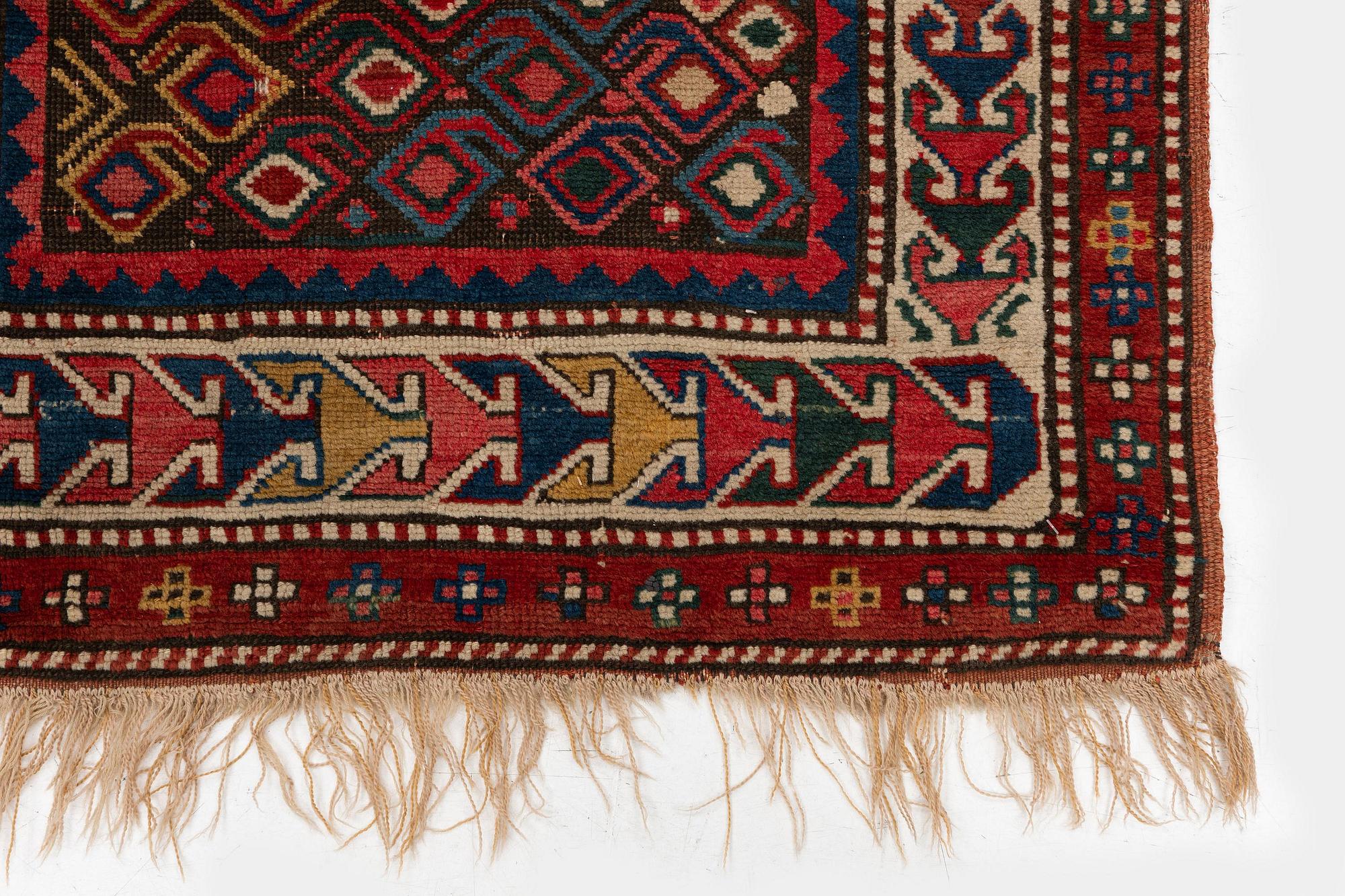 Bönematta, antik Kazak, södra Kaukasus, ca 184 x 89 cm.