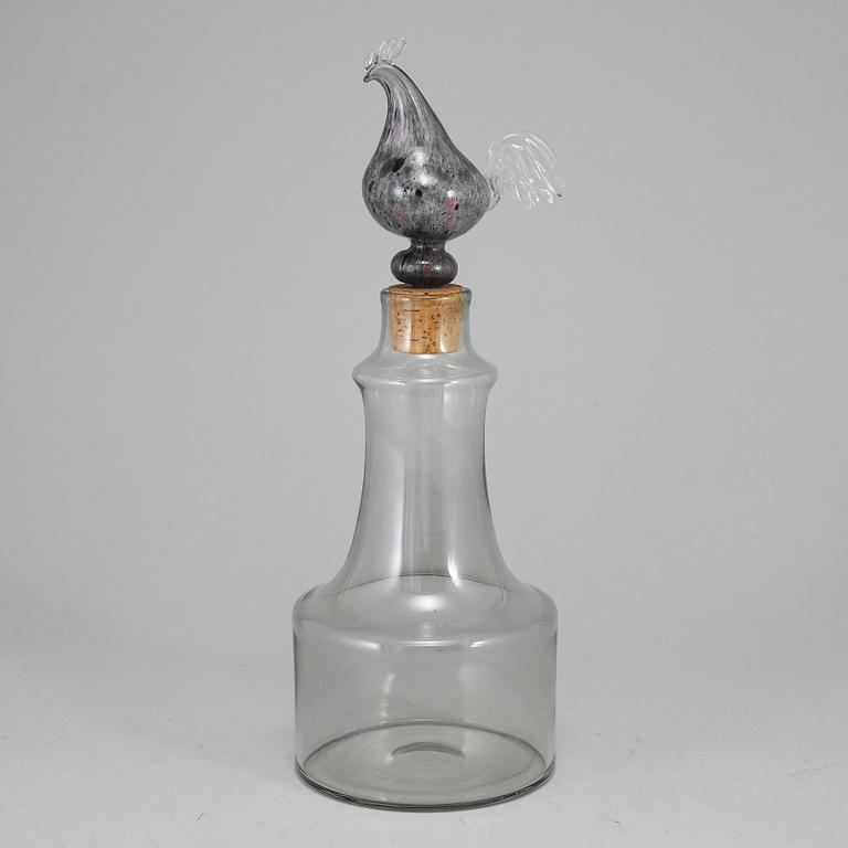 KAJ FRANCK, A decanter signed K. Franck, Nuutajärvi Notsjö -62.