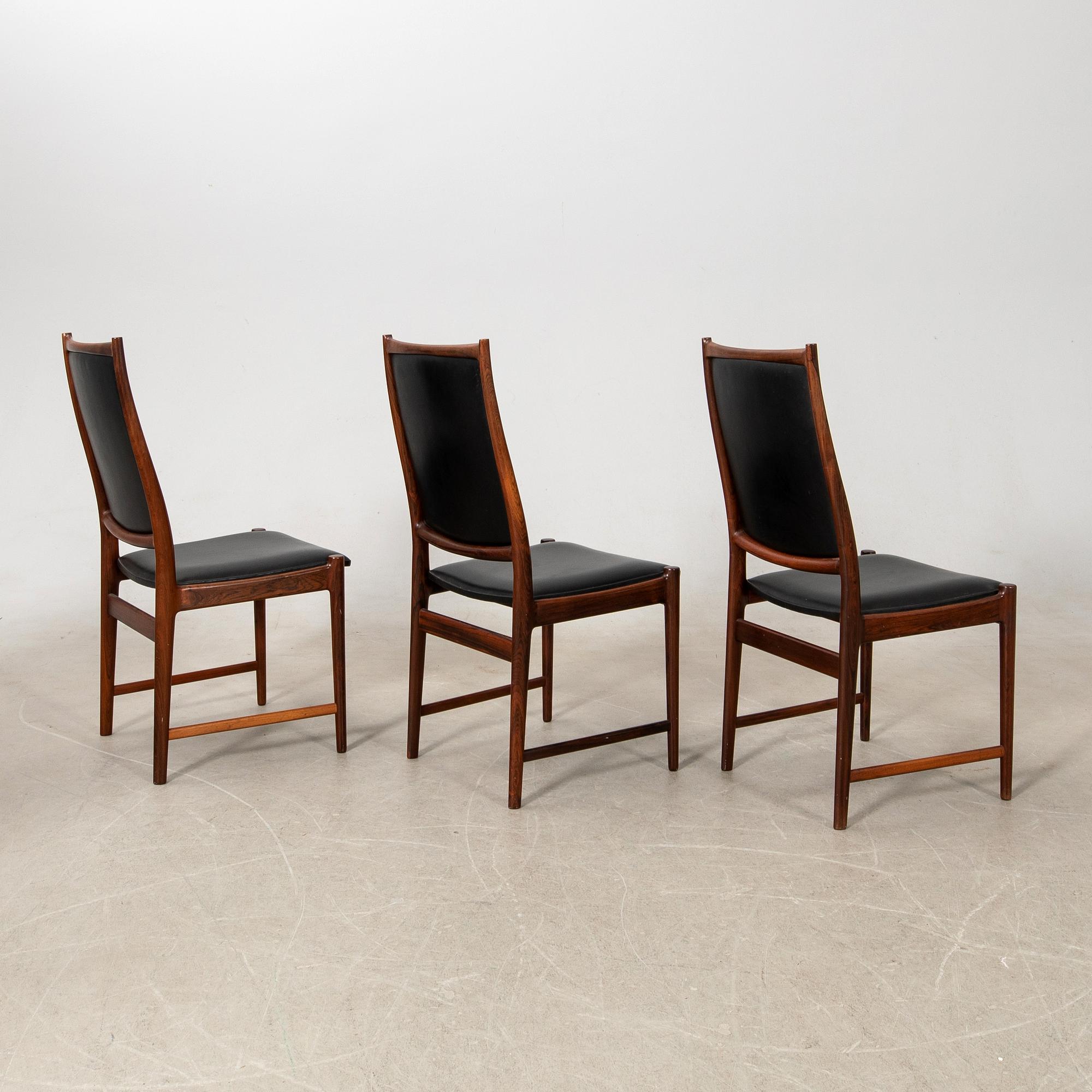 Torbjørn Afdal, stolar, 6 st, Nesjestranda, Bruksbo, Norge, 1960-tal.