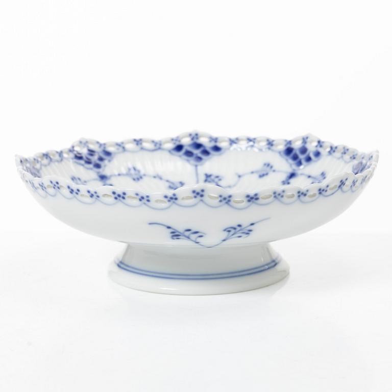 Royal Copenhagen, seven piece 'Blue Fluted Full Lace', Denmark.