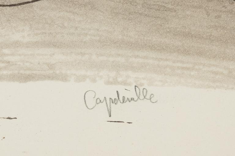 Jean Capdeville, färglitografi, signerad och numrerad 33/50.
