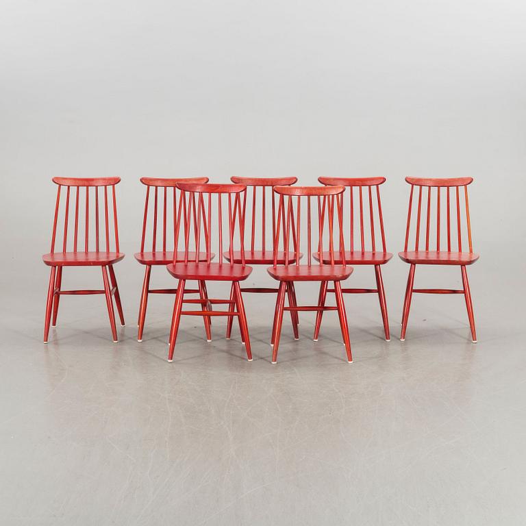 SEVEN 1950'S/1960's chairs.