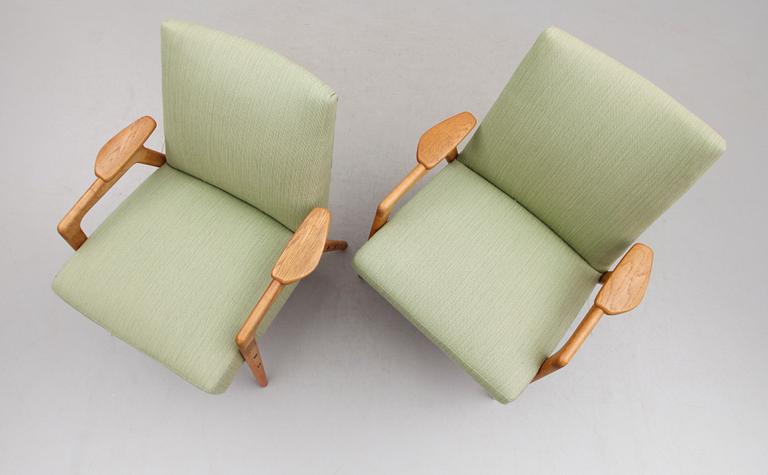 KARMSTOLAR, 1 par, "Ruster", Yngve Ekström, 1950-/60-tal.