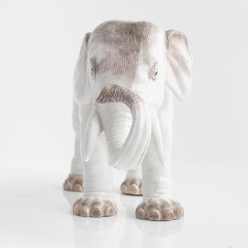 A Meissen Elephant Statue By Joachim Kaendler 19th Century.