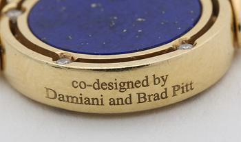 18K gold ring, Damiani and Brad Pit design, Italy.