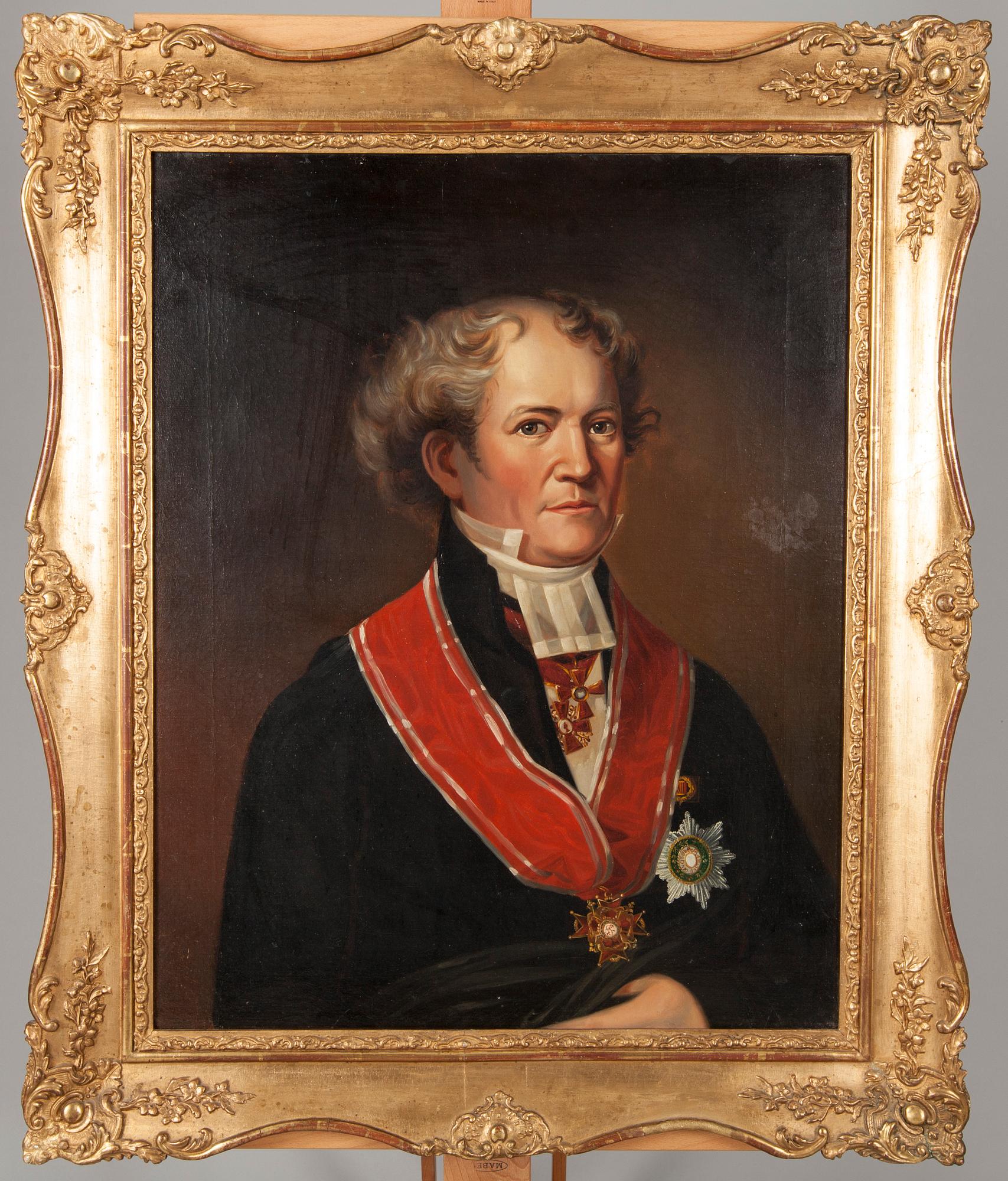 JOHAN ERIK LINDH, olja på duk, 1800-talets mitt.