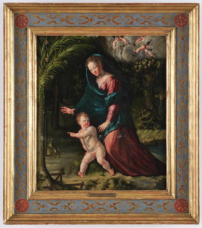 Calisto Piazza, circle of, The Madonna with Child.