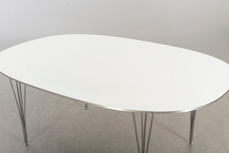 BRUNO MATHSSON / PIET HEIN, a danish "Superellips" dining table for Fritz Hansen. 1987.