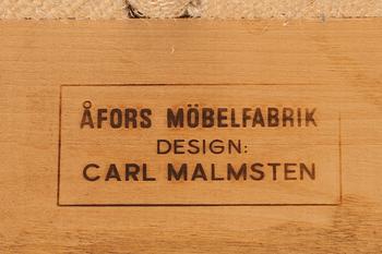 STOLAR, 10 st, "Gustavus", Carl Malmsten för Åfors Möbelfabrik. 1900-talets mitt.