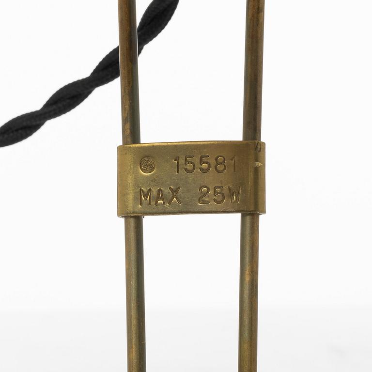 Arvid Böhlmarks Lampfabrik, bords/vägglampa, "Fix" modell 15581, Stockholm, 1950-tal.
