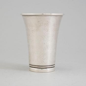 a 20th century silver vase.