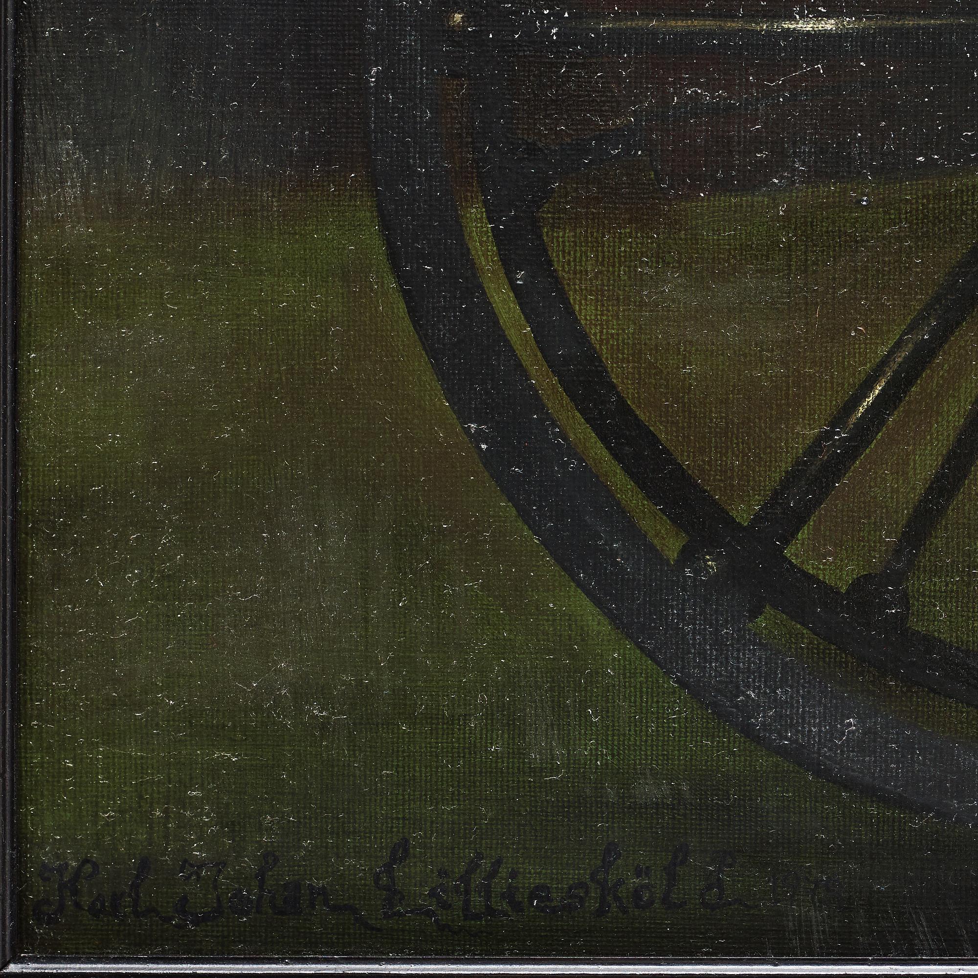 KARL JOHAN LILLIESKÖLD, olja på duk, signerad och daterad 1977.