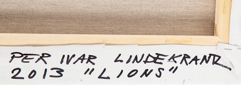 Per Ivar Lindekrantz, PER-IVAR LINDEKRANTZ, oil on canvas, signed and dated 2013 on verso.