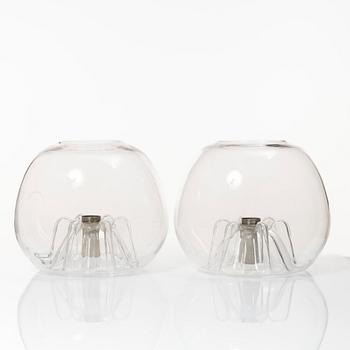 Olle Alberius, A pair of table lamps, Orrefors.