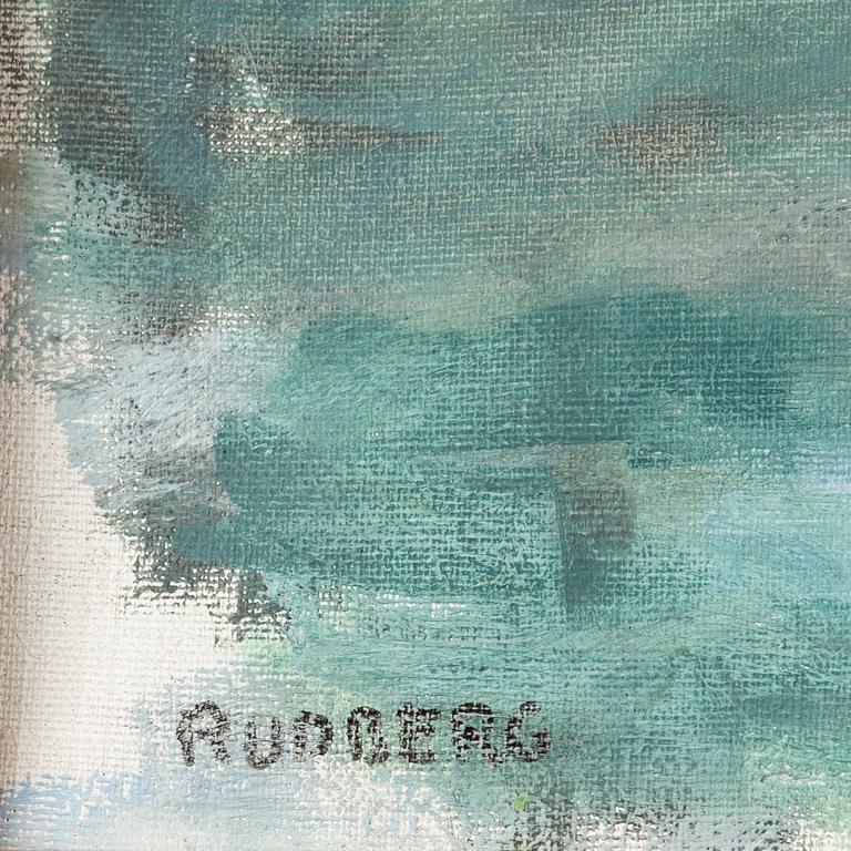Gustav Rudberg, olja på duk, signerad.