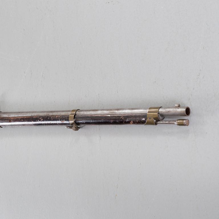 A percussion rifle, m/1857.