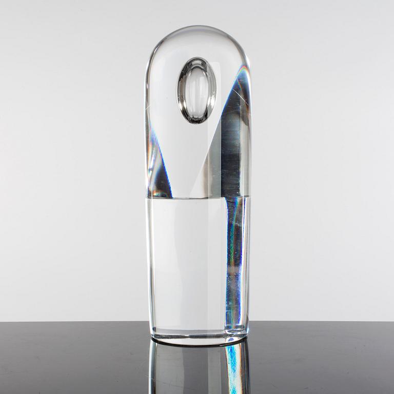GÖRAN WÄRFF, sculpture, glass, signed Unik, Kosta Boda.