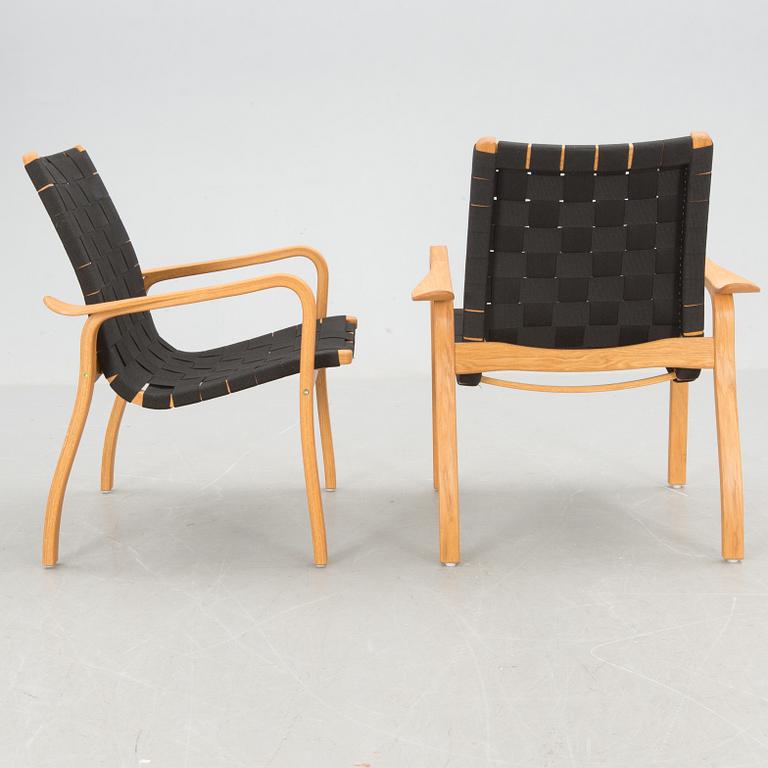 FÅTÖLJER, ett par, "Primo", Yngve Ekström, Swedese, 2000-tal.