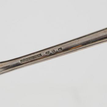 Bestickservis, 41 delar, silver, övervägande Gustaf Möllenborg och K. Anderson, Stockholm bl.a. 1912.