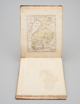 KARTBOK, "Atlas Juvenilis eller Geographiska Kartor", Anders Åkerman, Holmberg 1801.