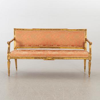 SOFFA Louis XVI omkring 1800.
