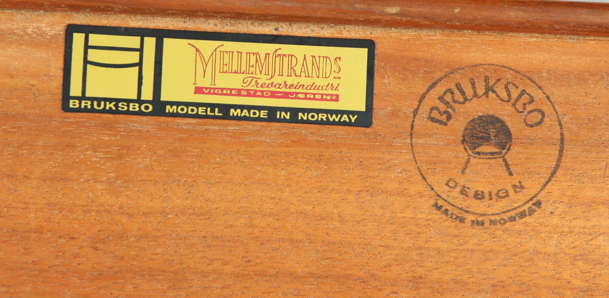 BÄNK, "Bruksbo", Mellemstrand Norge. 1960-tal.