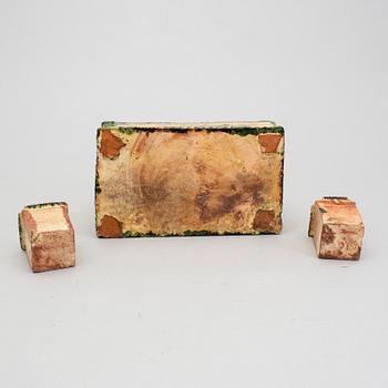 SKRIVSTÄLL, lergods, 1800-tal.