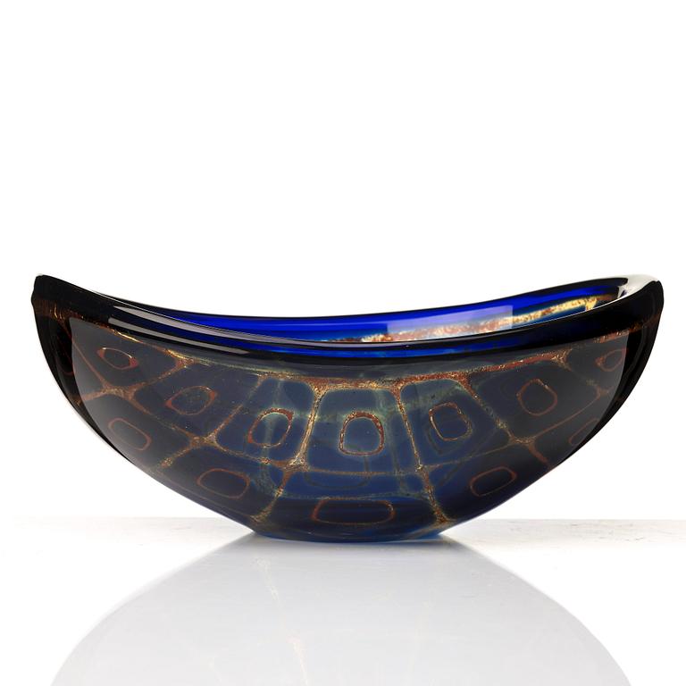 Sven Palmqvist, a Ravenna bowl, Orrefors Sweden 1959.