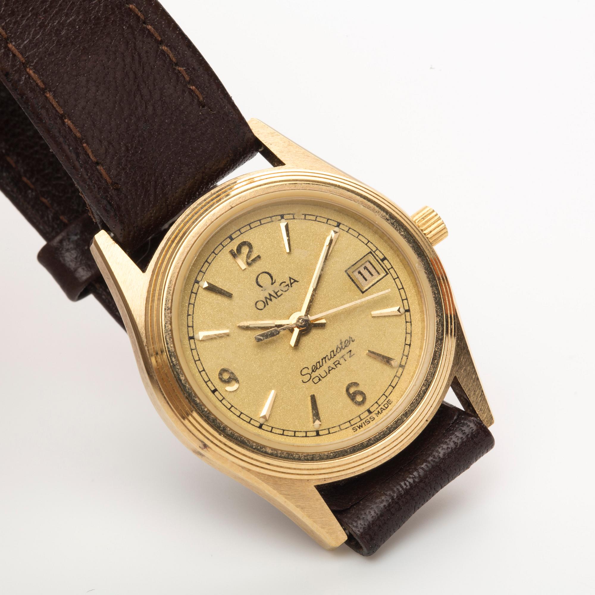 DAMARMBANDSUR, Omega, Seamaster Quartz.